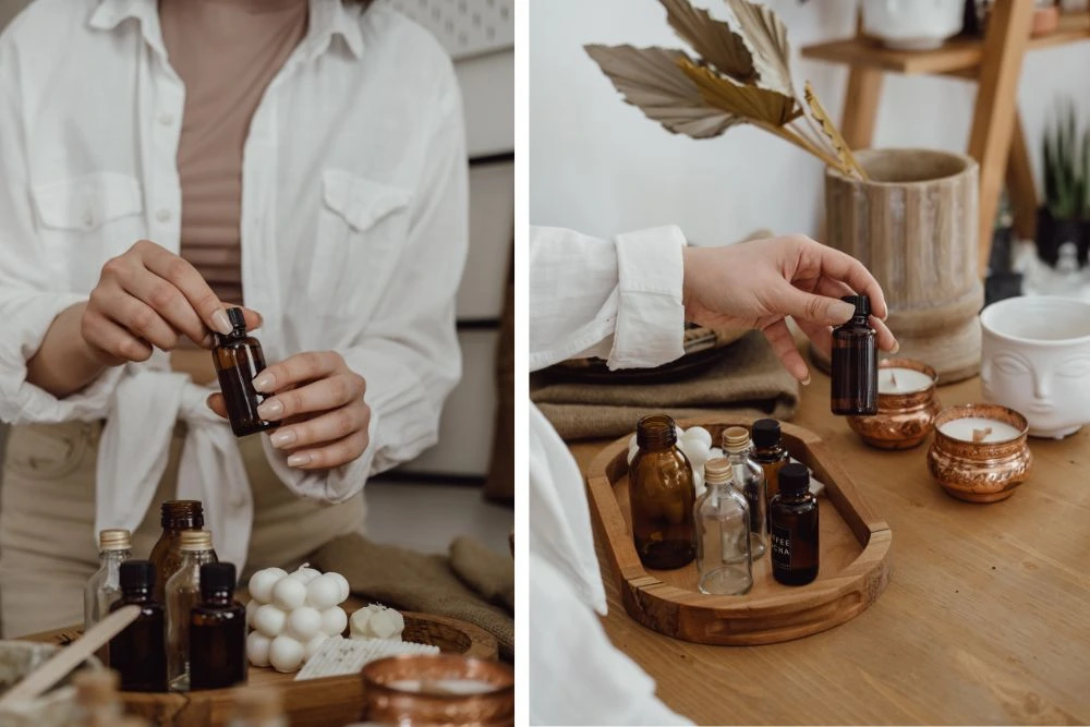 Miscele aromatiche di oli essenziali per donna