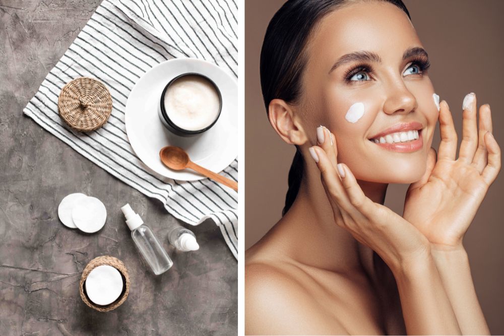 Preparazione domestica di una crema per il viso con oli essenziali